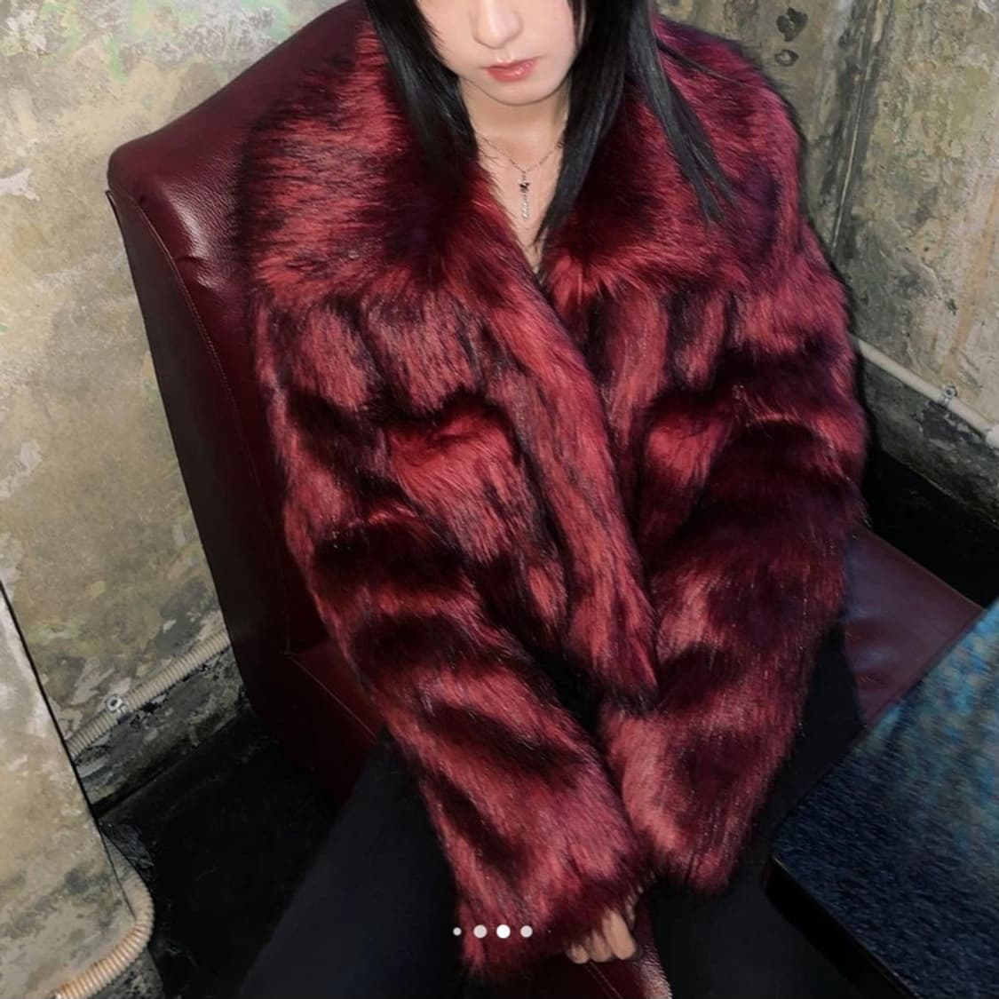 반값택배비포함 택달린 새상품 badee 배디 퍼 자켓 상품이미지2