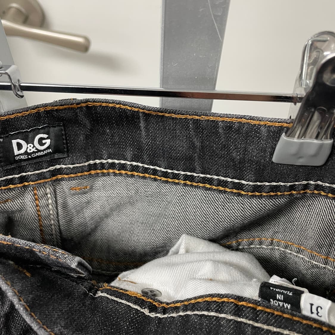돌체앤가바나 흑청 데님 팬츠 31 상품이미지6