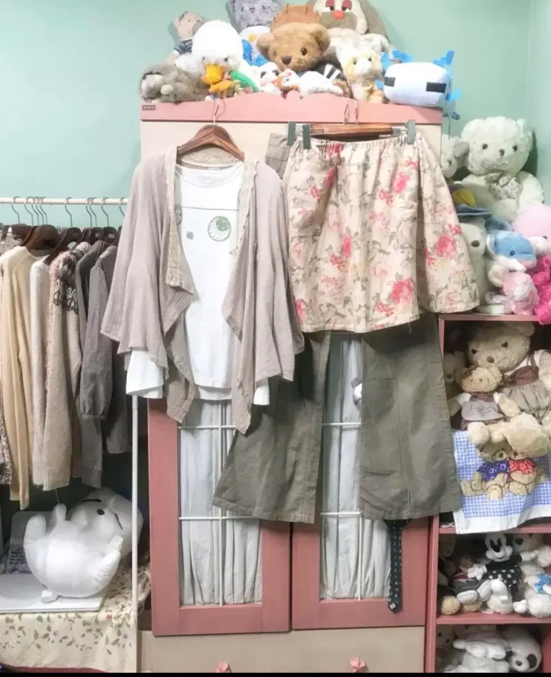 카모메산장 빈티지 모리 코디 세트 상품이미지1