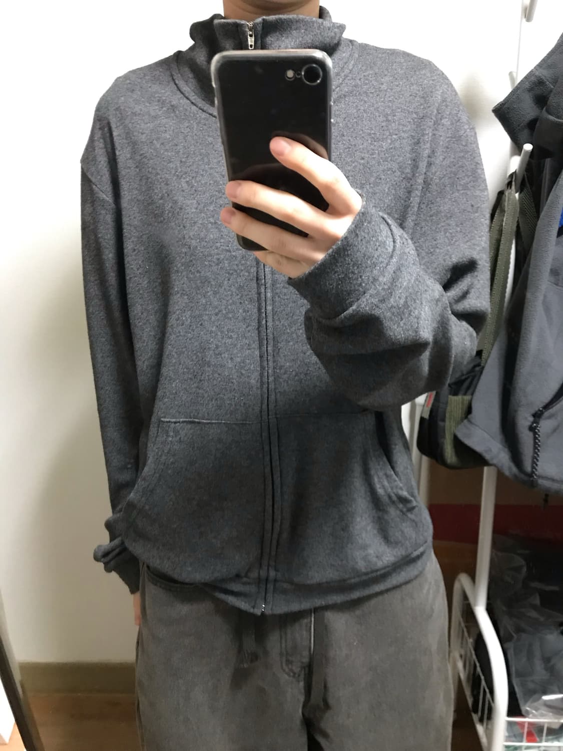 기모 하이넥집업 상품이미지3