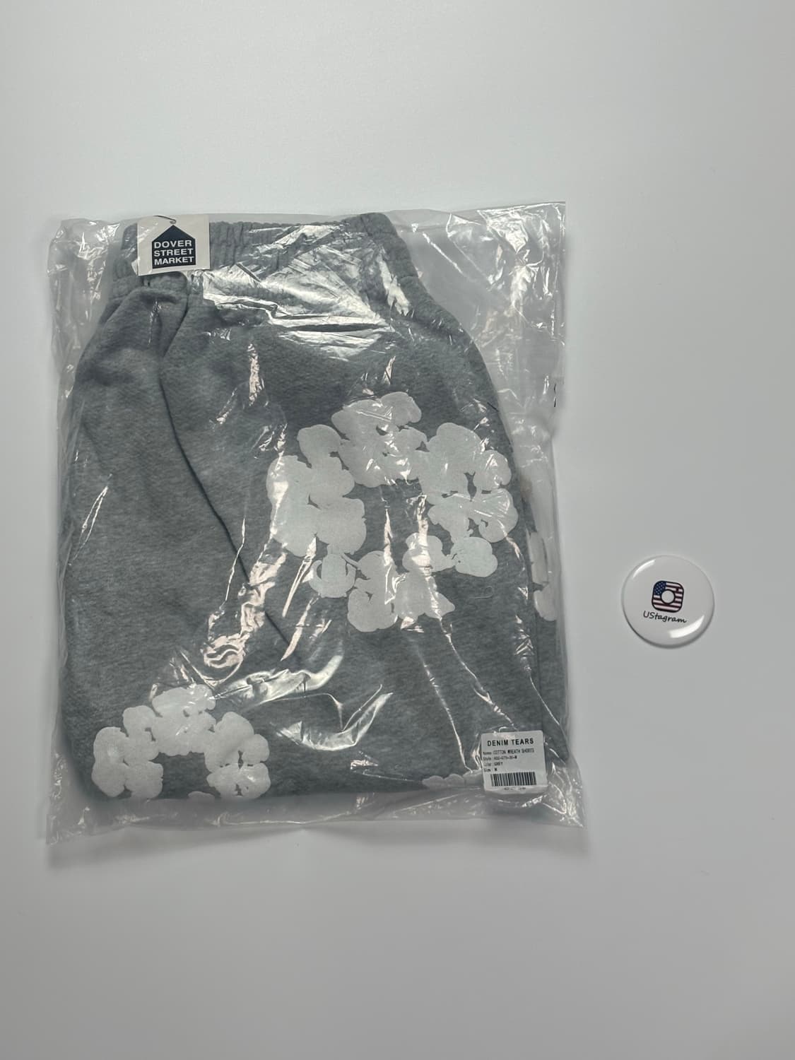 Denim tears shorts grey 데님티어스 쇼츠 그레이 새상품 상품이미지1