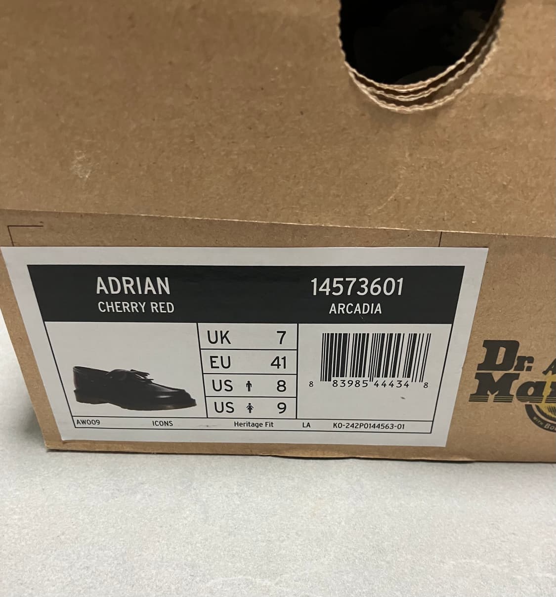 닥터마틴 아드리안 체리레드 260 상품이미지5