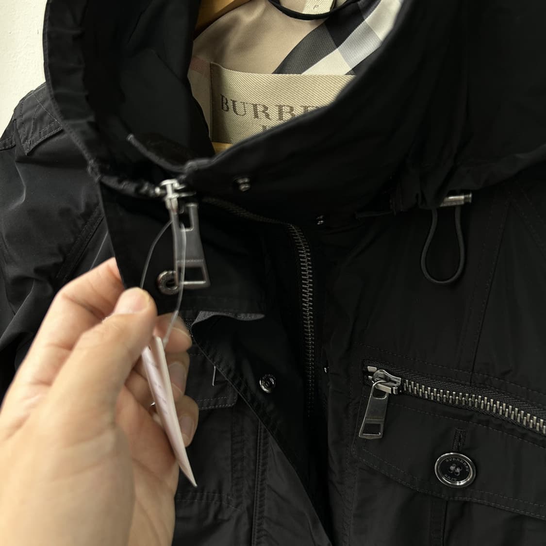 17207 - 버버리 브릿 블랙 야상 자켓 상품이미지4