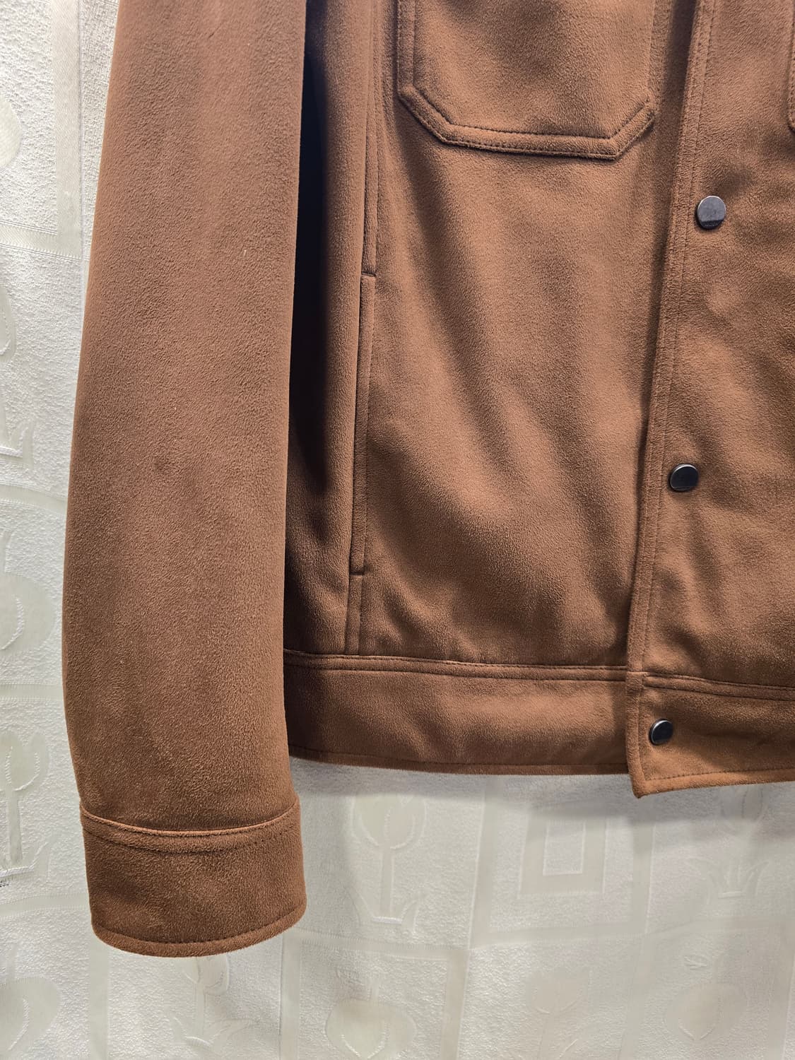 앤드류 ANDEW 남성 스웨이드 자켓 100 사이즈 상품이미지4