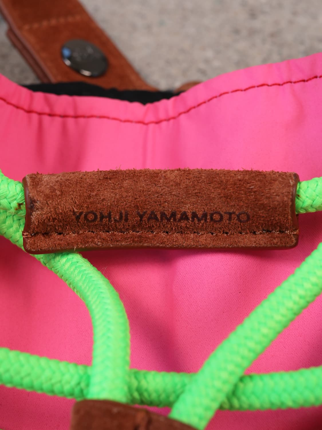 Y-3 2013 Color Block Drawstring Bag 상품이미지6