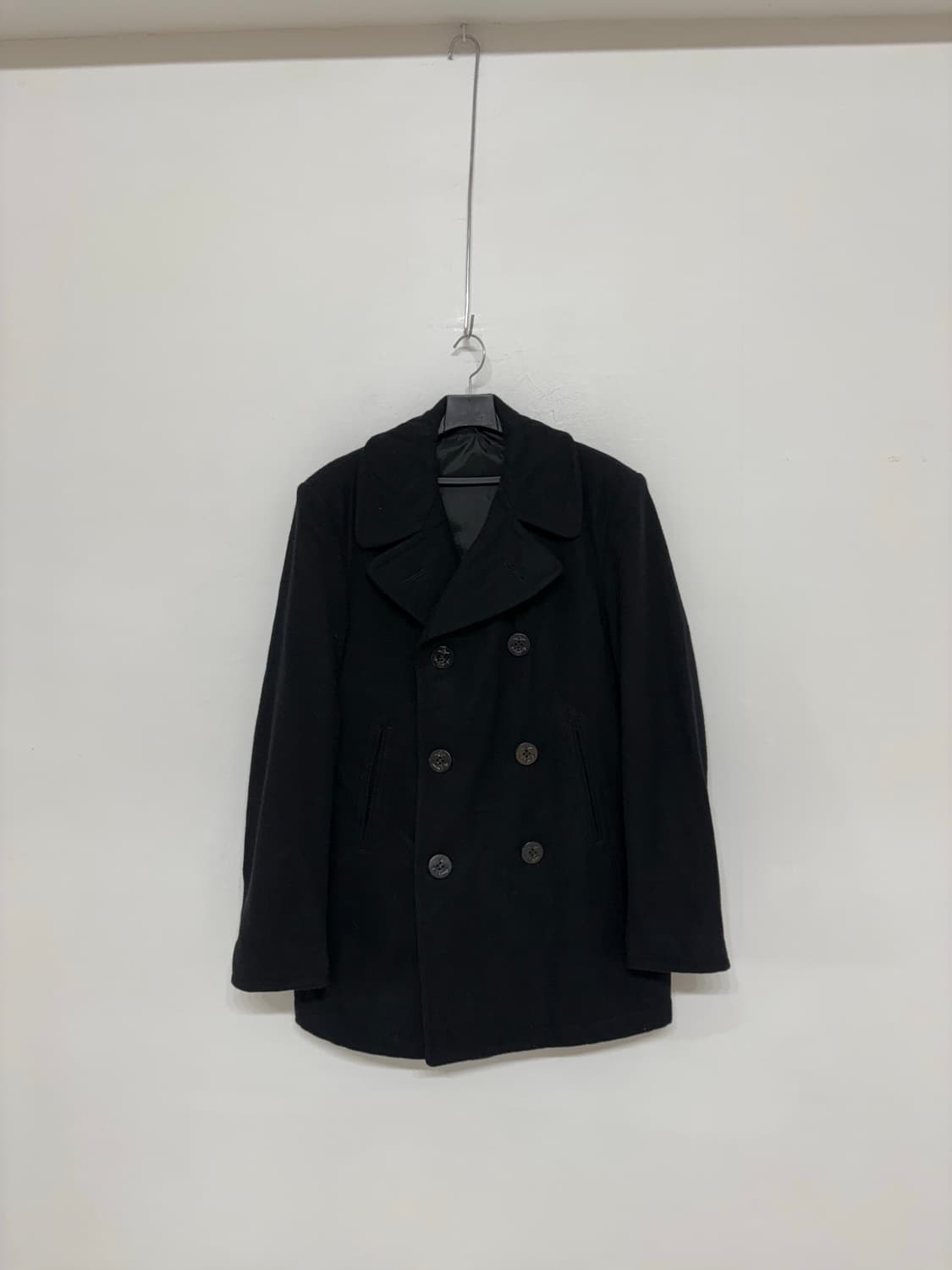 80‘s USN Wool Pea Overcoat. 상품이미지1