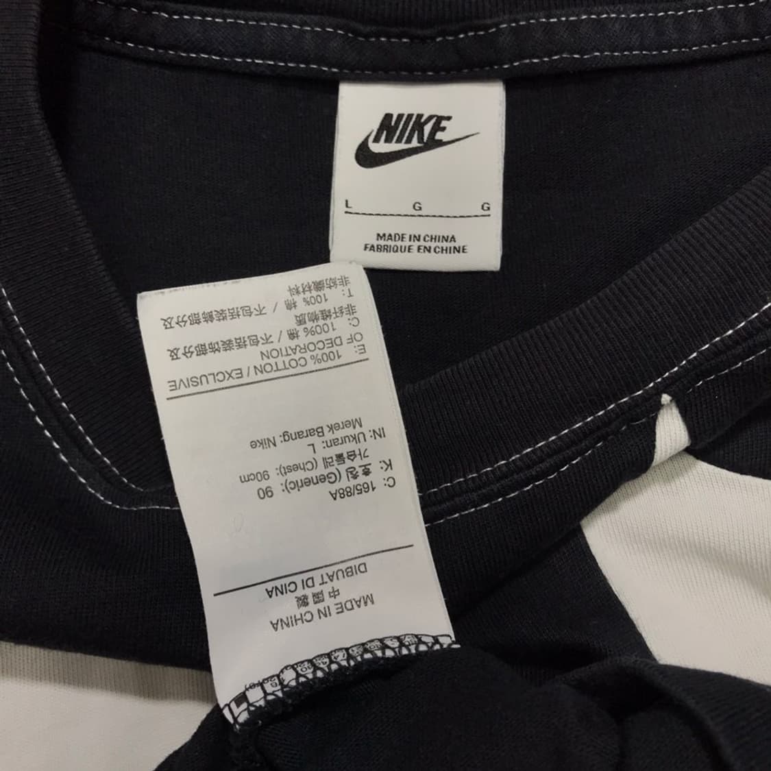[[여성 L, A급] 나이키(NIKE) 더블 스우시 크롭 반팔티@510 상품이미지5