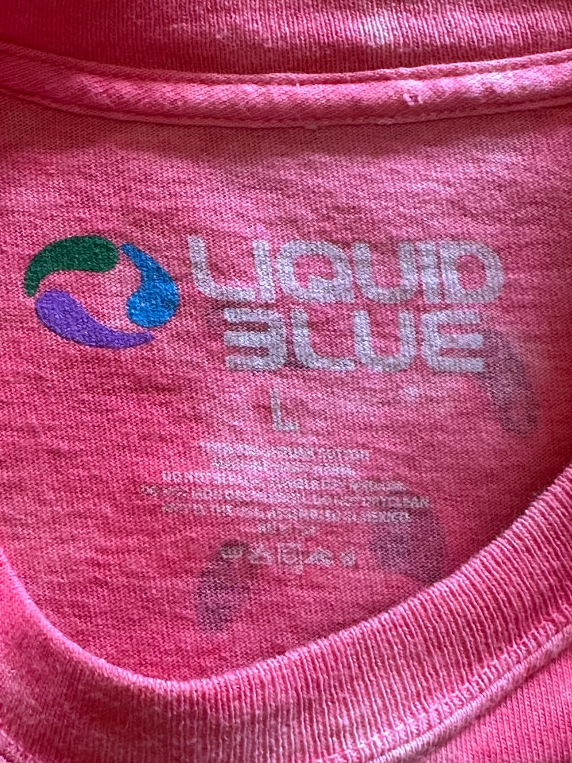 Liquid Blue Watermelon Tie-Dye Tee - L 상품이미지3