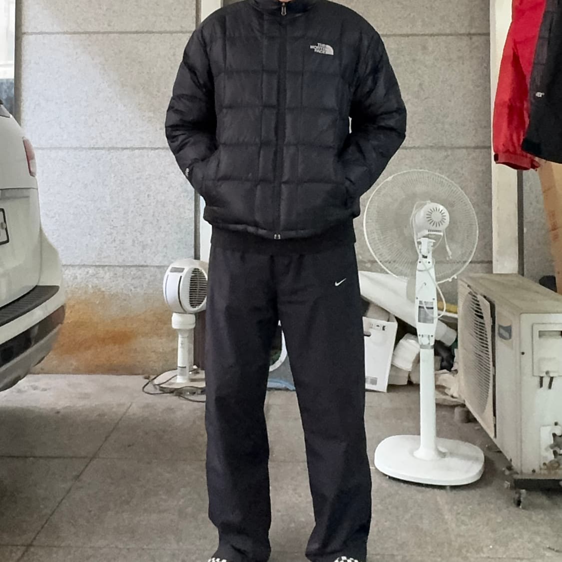 노스페이스 600 퀼팅 블럭 패딩 상품이미지1