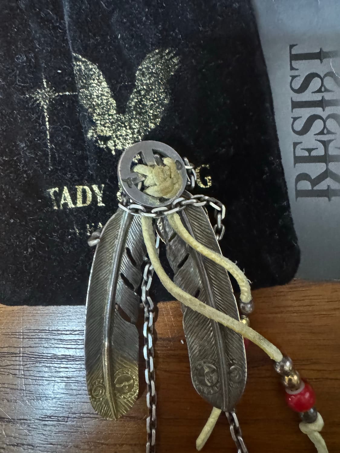 타디킹 tadyking 페더 목걸이 셋업 상품이미지5