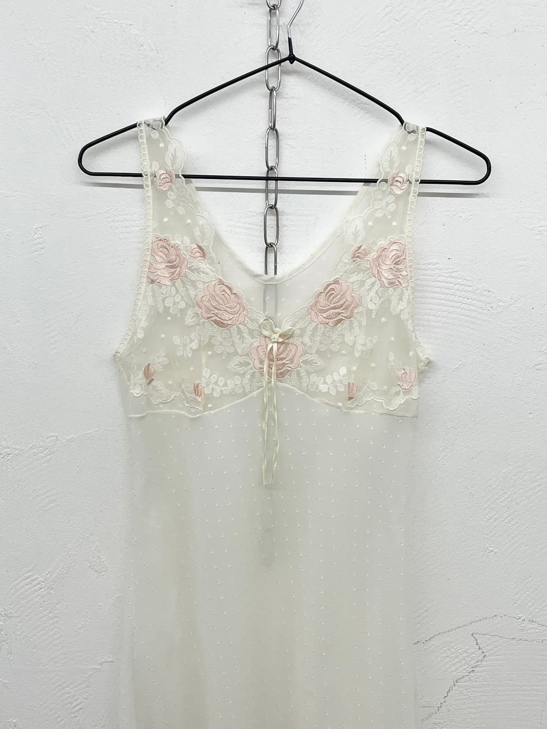 화이트페어리 자수 시어 슬립 상품이미지5