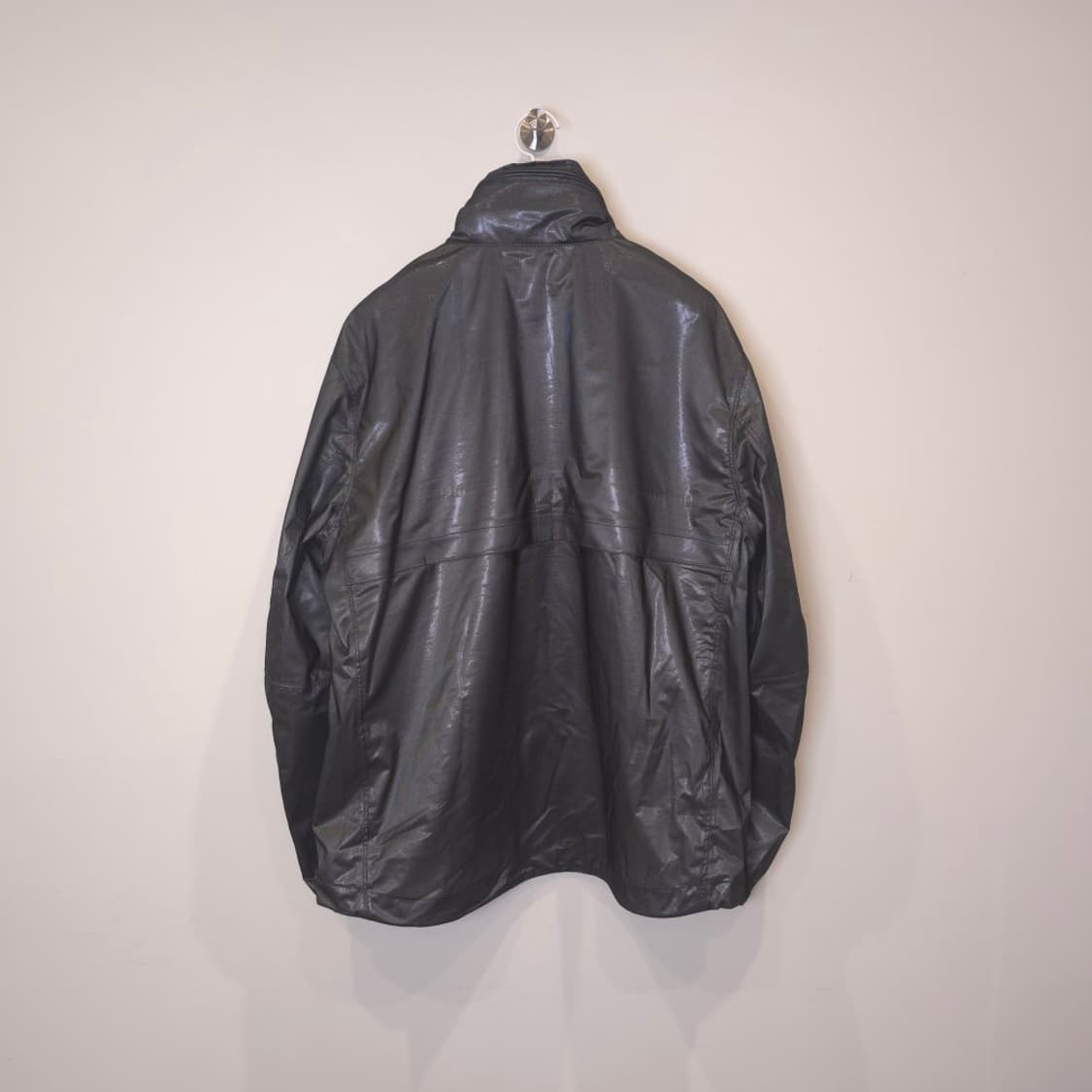 [중고/정품] 스톤아일랜드 메탈릭 런 프루프 나일론 봄버 자켓 L 상품이미지2