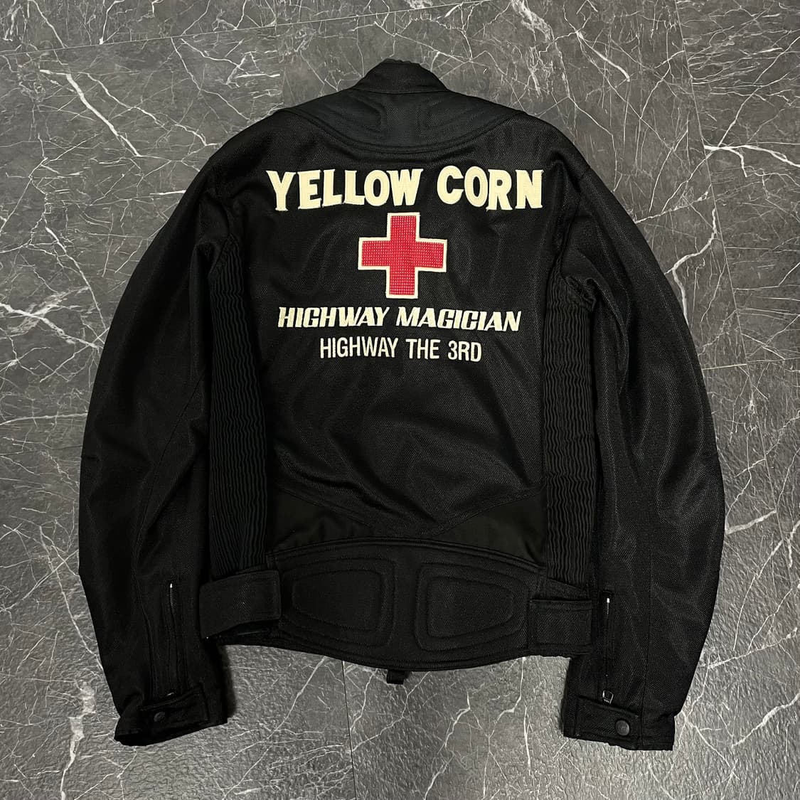 L 옐로우콘 슬래지해머 리플렉티브 레이싱 자켓 상품이미지7