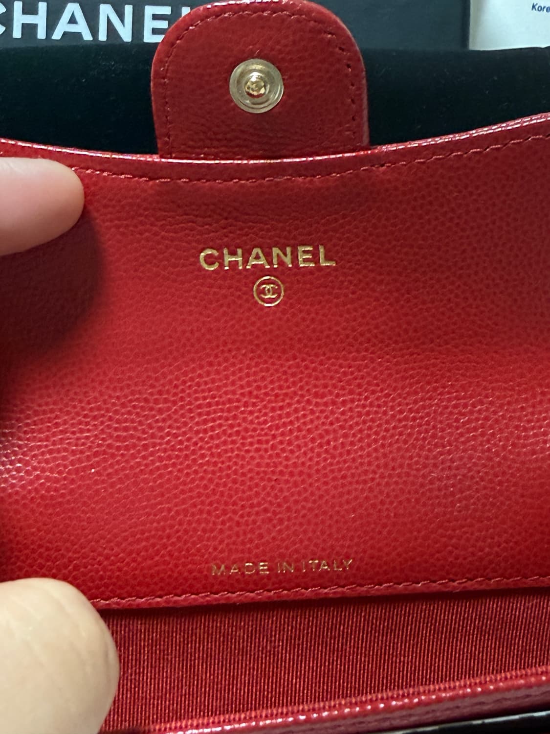 샤넬클래식똑딱이지갑 상품이미지5