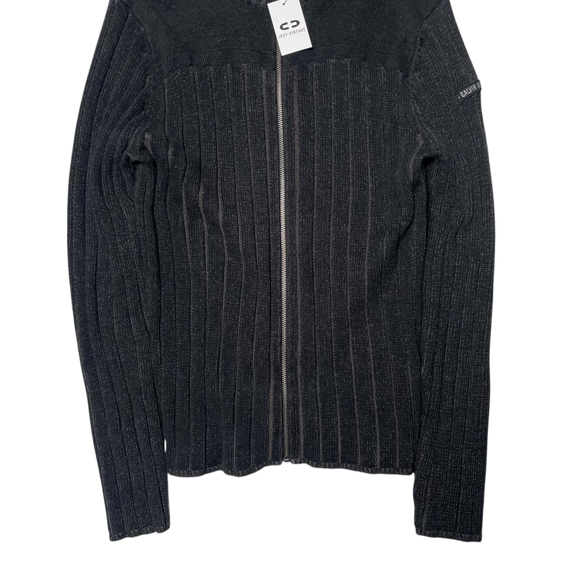 Calvin klein 스트라이프 니트 집업 자켓 상품이미지3