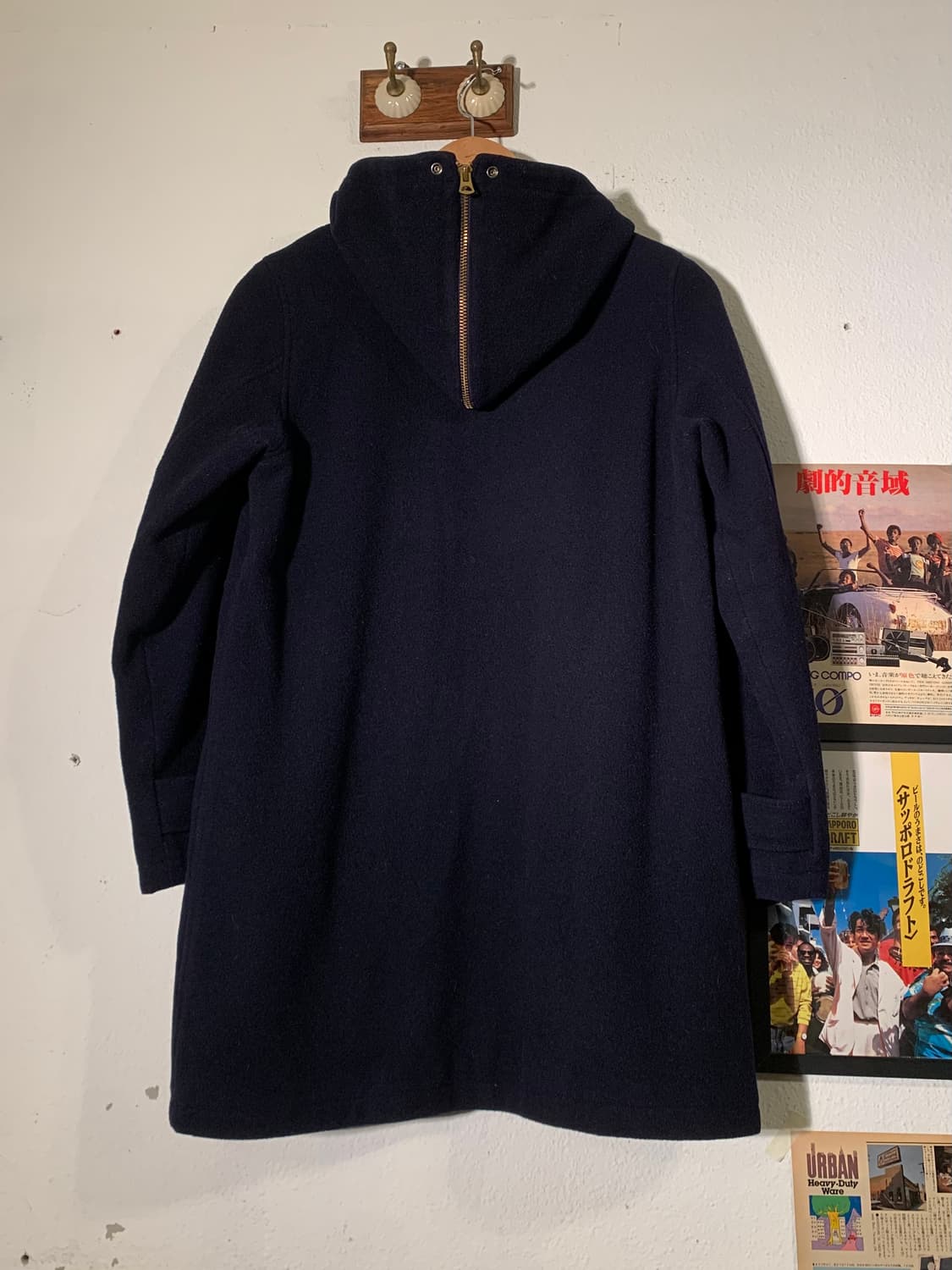 빔즈보이 지퍼 후드 투웨이 피코트 상품이미지8