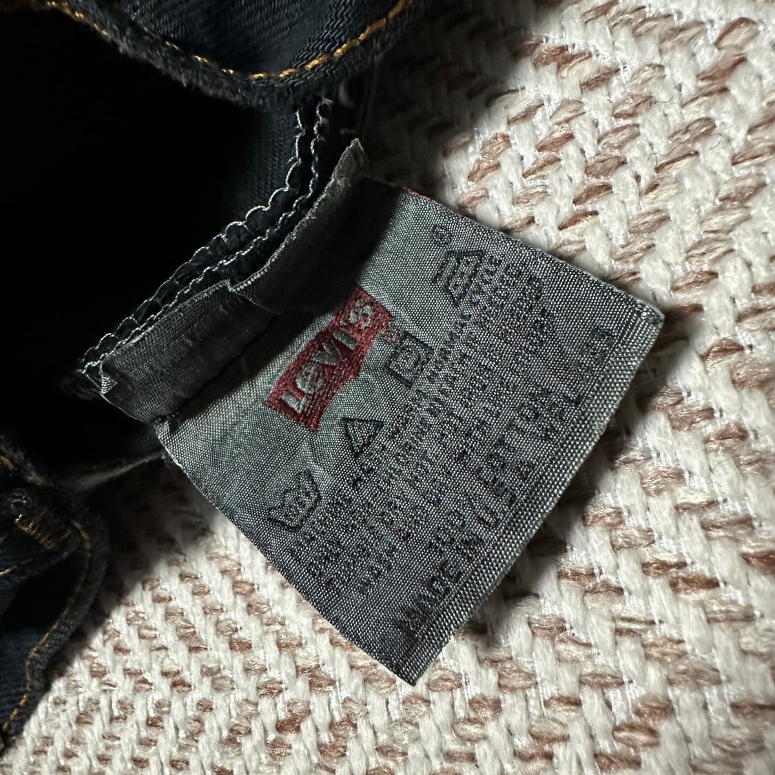 LEVI'S 501 90's usa made black denim 상품이미지4