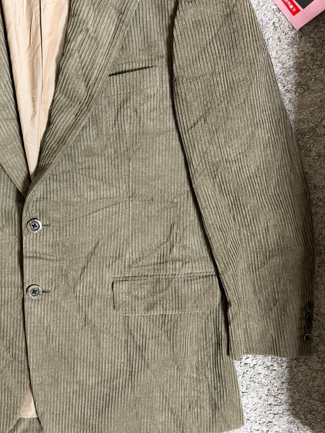 버버리 코듀로이 블레이저 상품이미지5