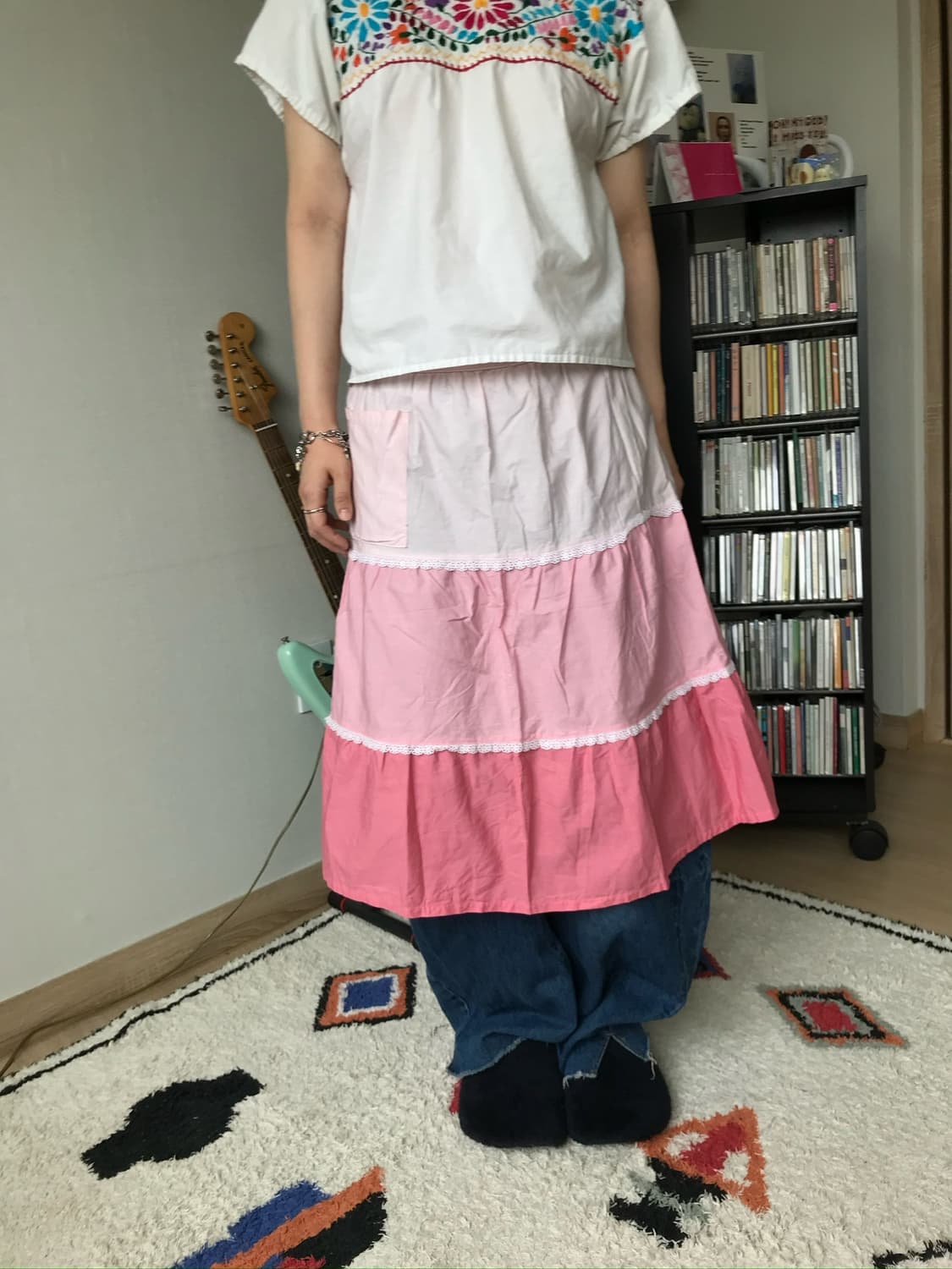 pink cancan apron 상품이미지3