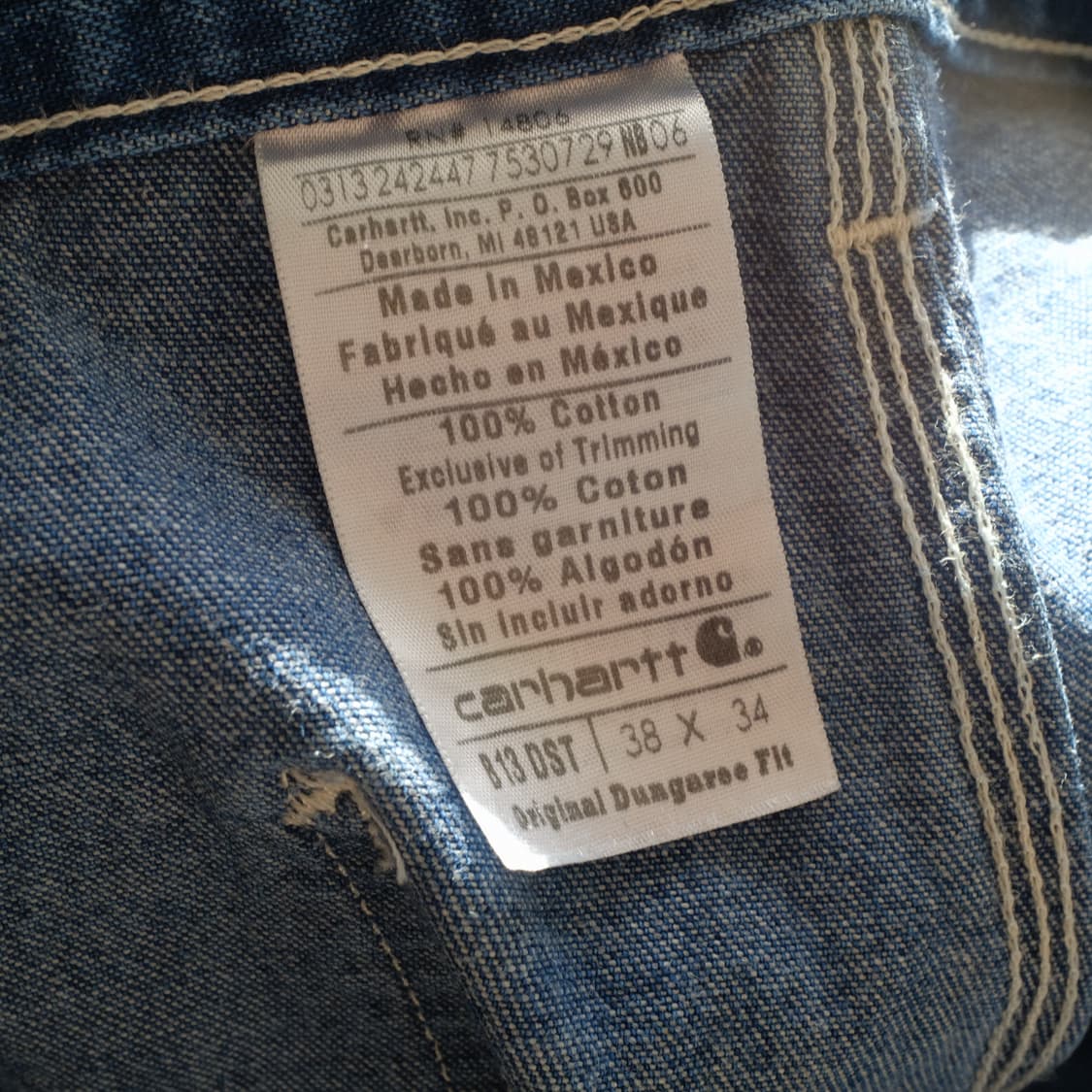 2000's Carhartt Denim Carpenter Pants 상품이미지6