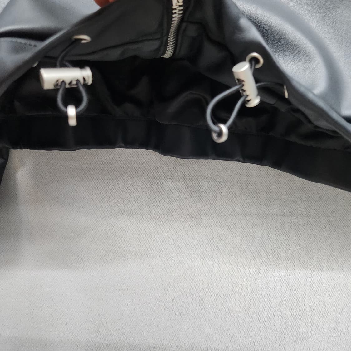 라퍼지스토어 버핑레더 투웨이 스트링 자켓 L(XL) 상품이미지4