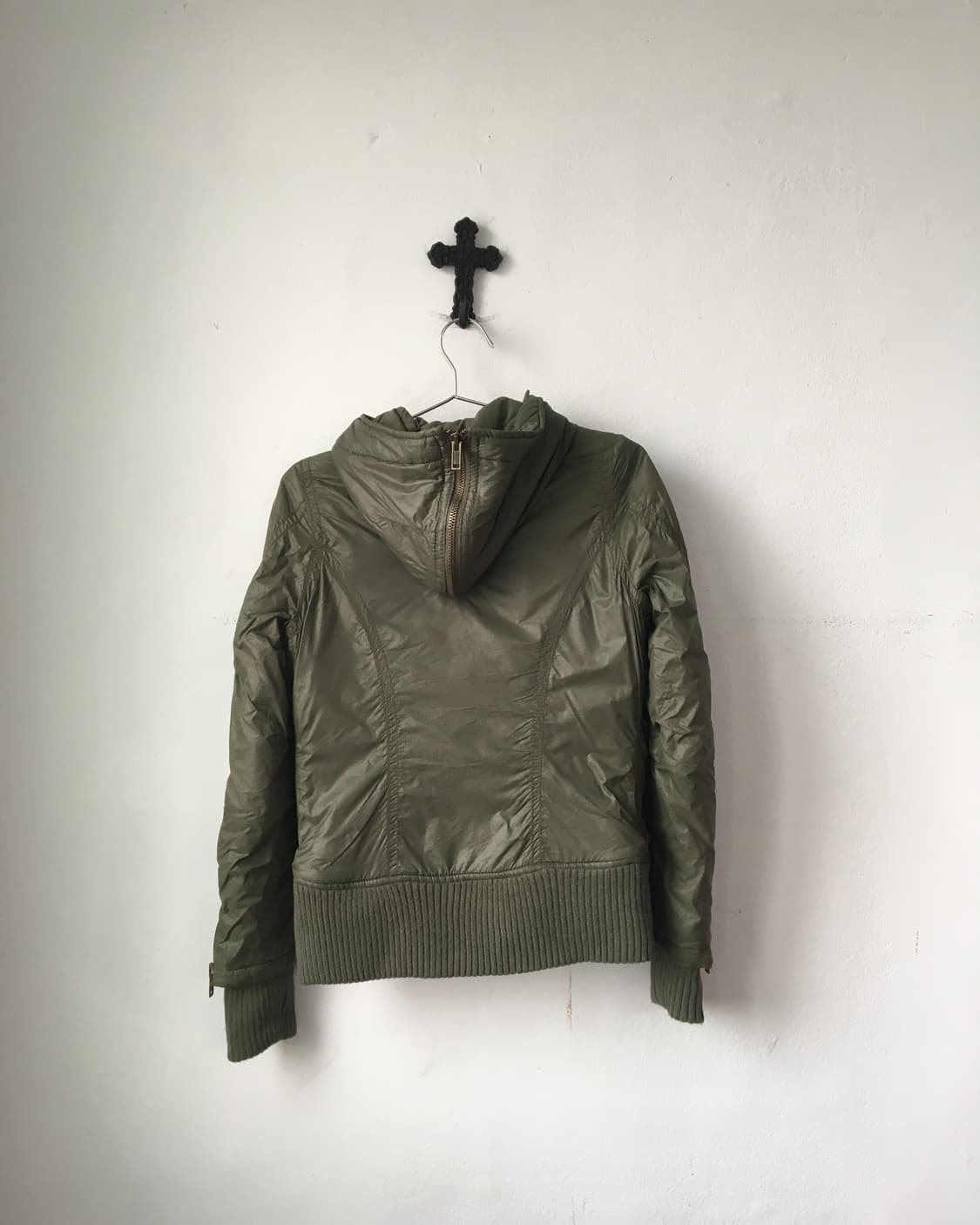 Moussy high neck hood jacket 상품이미지3