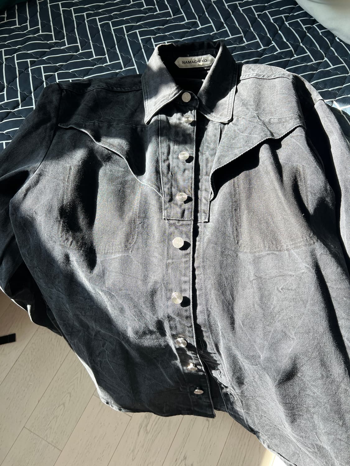 나마체코 eveh 데님셔츠 M 상품이미지1