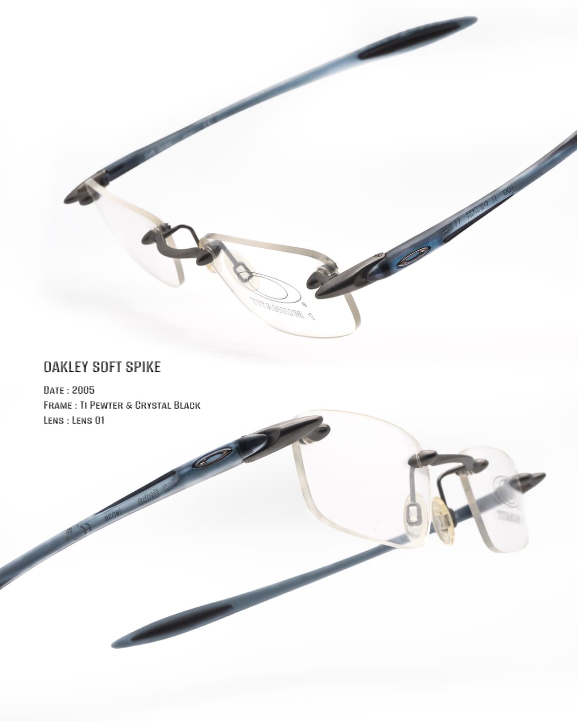 Soft Spike _ Ti Pewter & Crystal black 상품이미지1