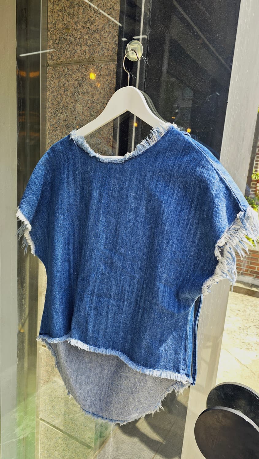 데님 민소매 상품이미지2