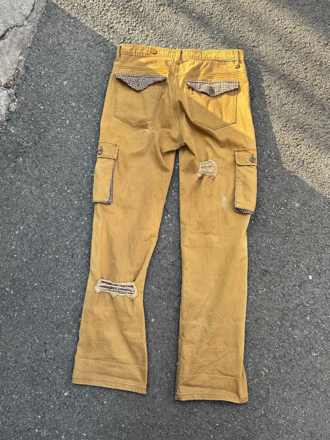 Fatback 카멜 데미지 카고팬츠  상품이미지2