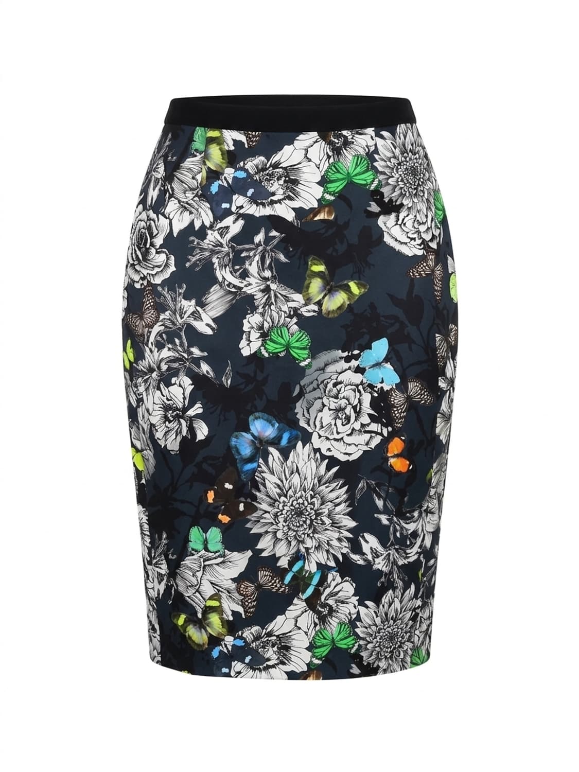 ✨마크케인 Marc Cain 플라워 나비 미디 스커트 55 | 밴딩 슬림 상품이미지3