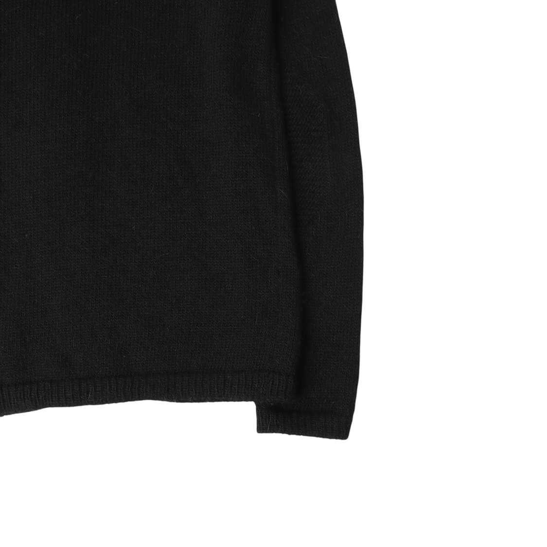 라코스테 블랙 알파카 블렌드 울 집업 가디건 상품이미지7