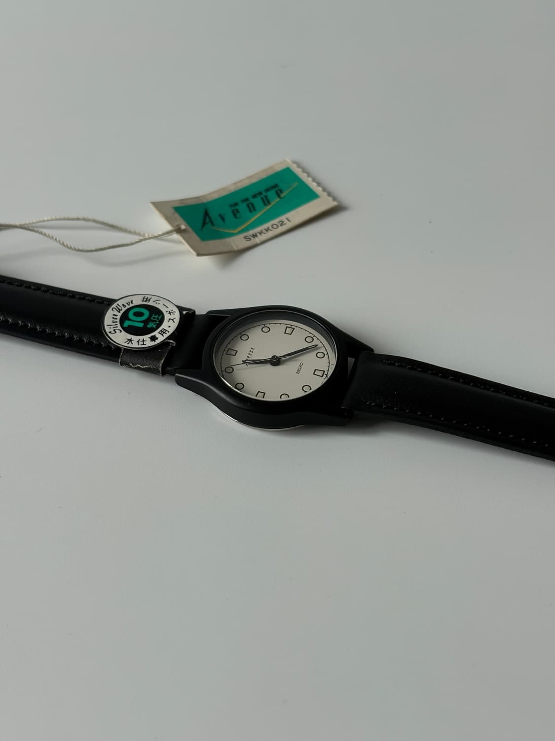 세이코 1980년대 Avenue 블랙 쿼츠 여성 데드스탁 상품이미지6