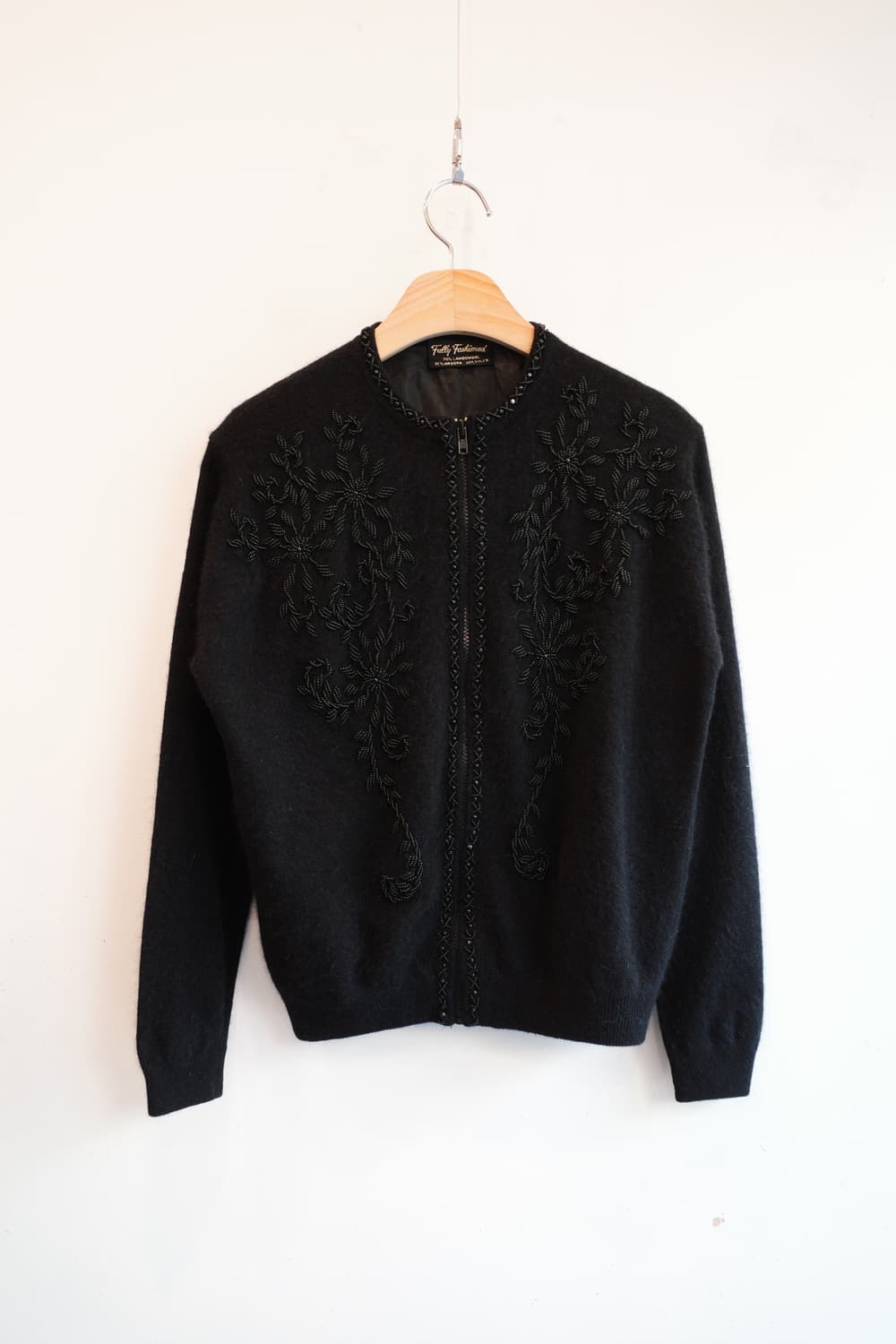 Japan brand 울&앙고라 혼방 비즈 니트  상품이미지1