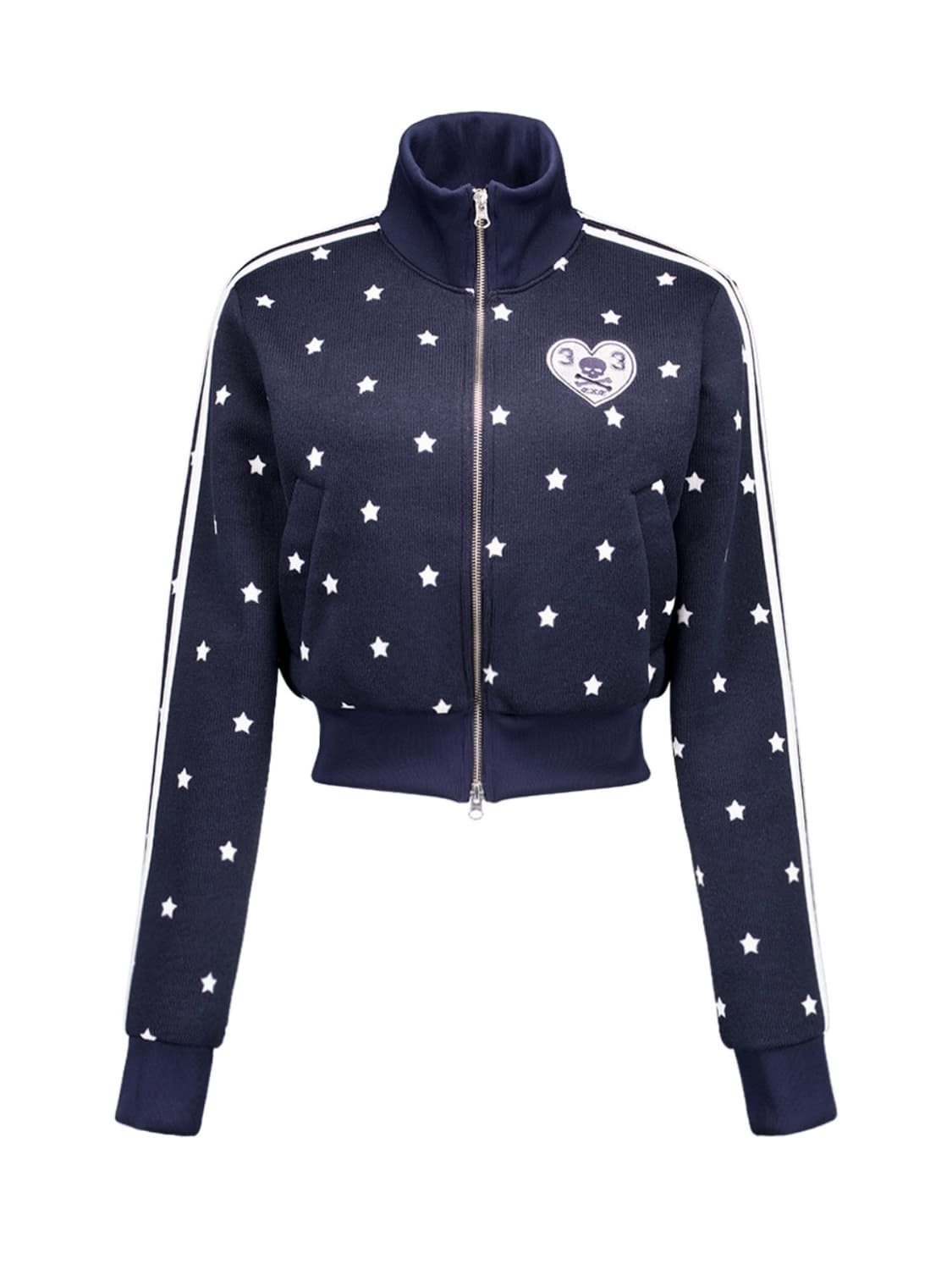 셋업이엑스이 STAR SPORTY ZIPUP NAVY 집업 네이비 상품이미지1