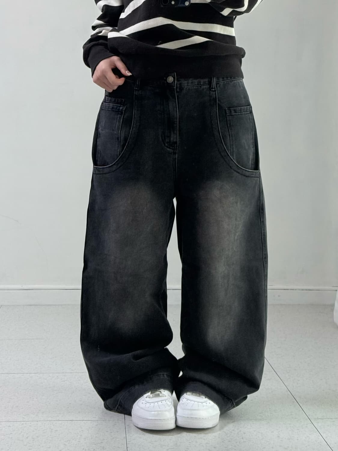 빈티지 루즈핏 워싱 팬츠 상품이미지1