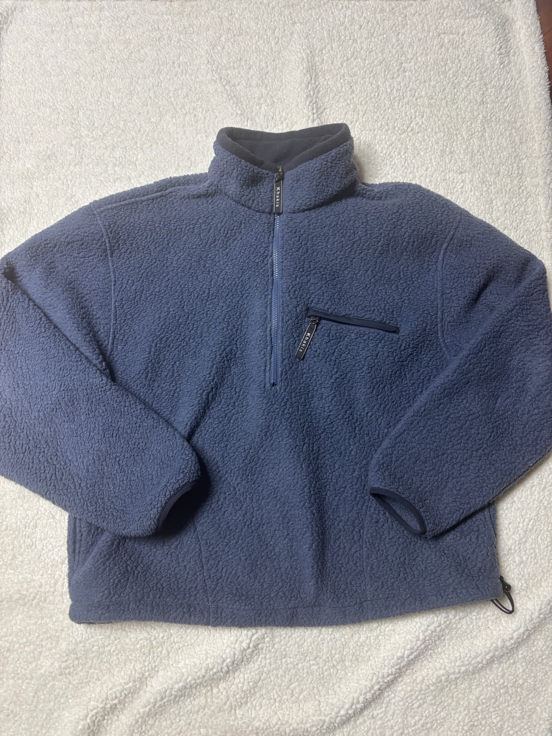 카키스 / 쉐르파 하프 집 풀오버 페이디드 네이비 / M 상품이미지2