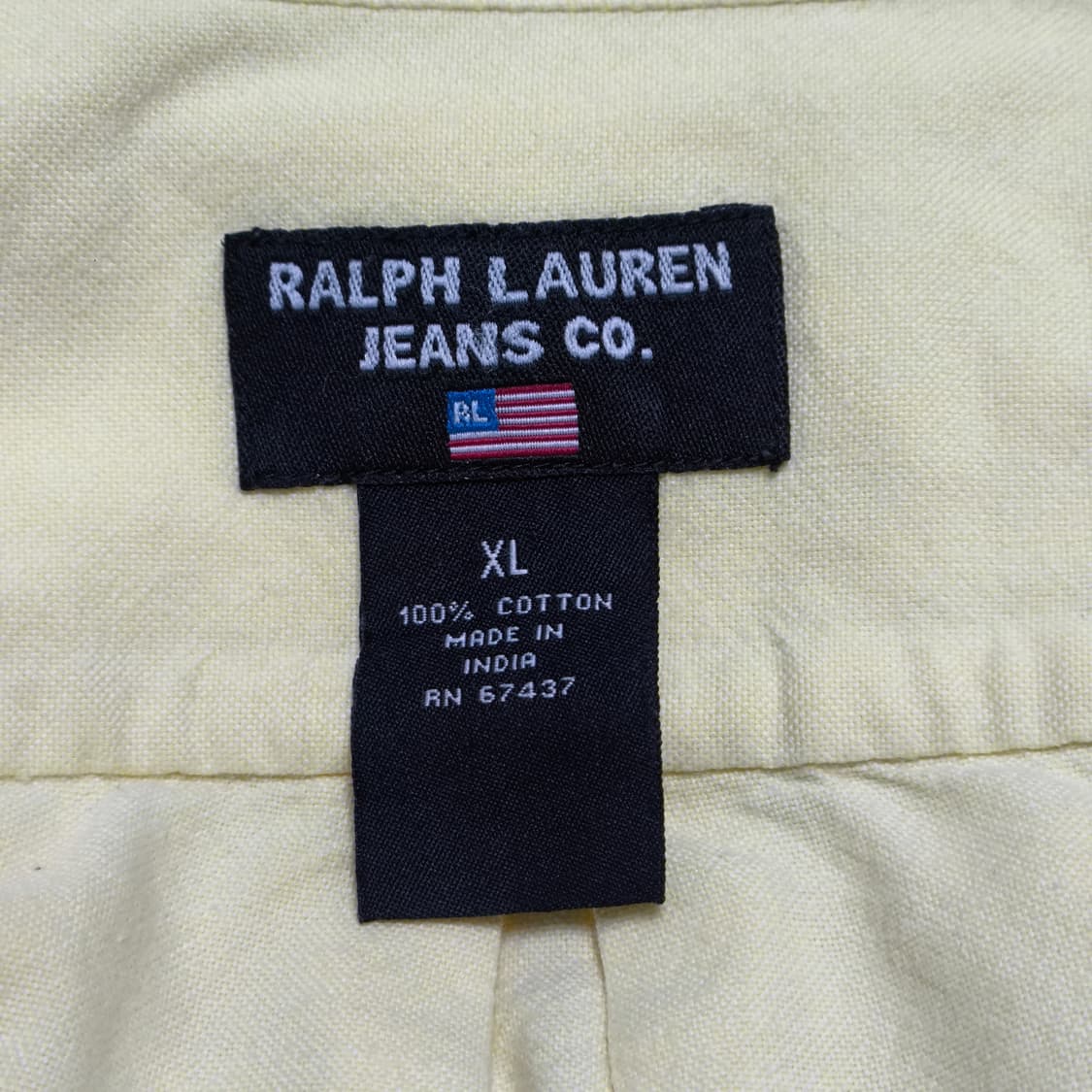 [XL] 폴로 진스 옐로우 옥스포드 셔츠 상품이미지4