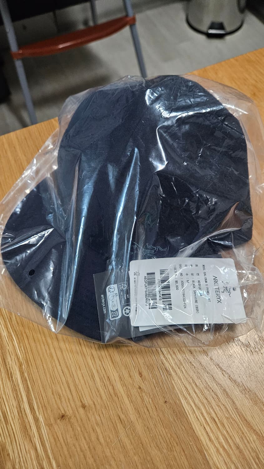 아크테릭스 울 칼리둠5 5패널 캡 블랙사파이어 상품이미지2