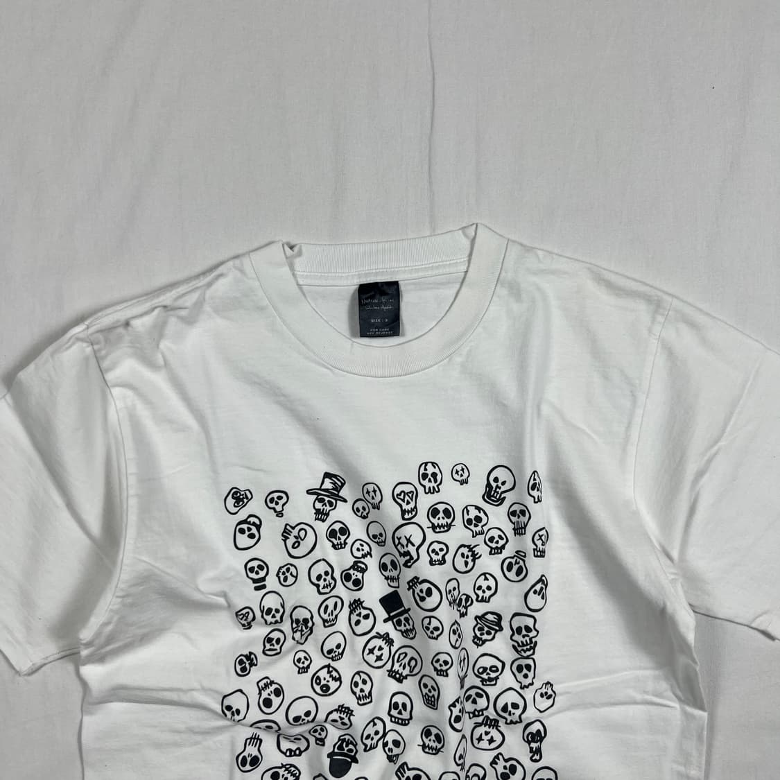 넘버나인 number nine 해골 스컬 파일 반팔티 상품이미지2