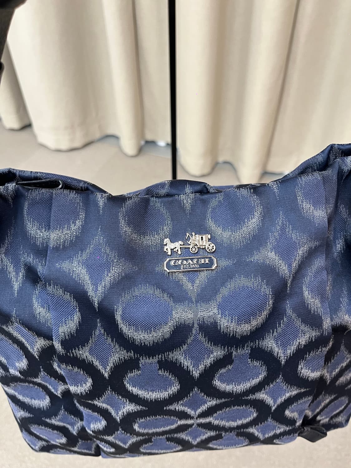 Coach navy basic shoulder bag 상품이미지4