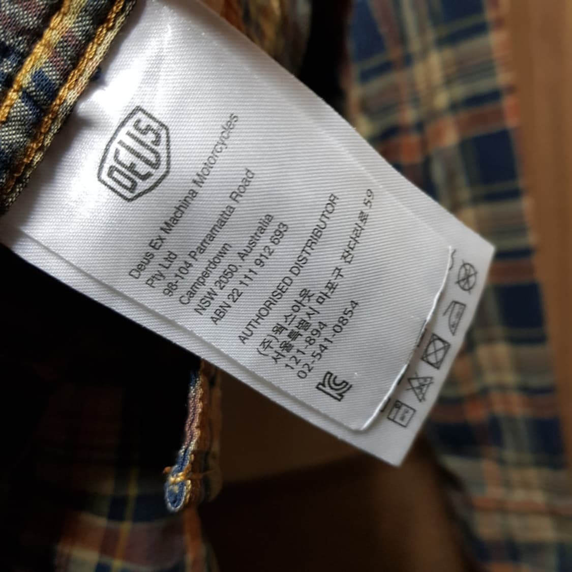 95 100/데우스 엑스 마키나 /빈티지체크 셔츠/ /2추11 상품이미지2