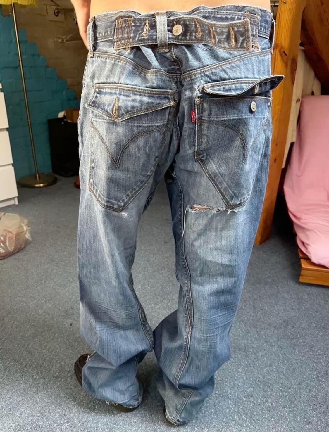 구해요) 리바이스 엔지니어드진 신치백 Engineered Denim 상품이미지1