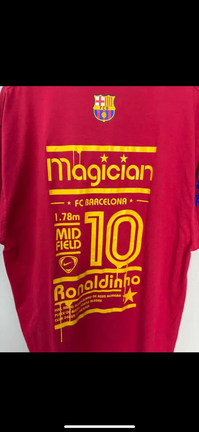 나이키 바르셀로나 호나우지뉴 반팔 H1492 상품이미지8