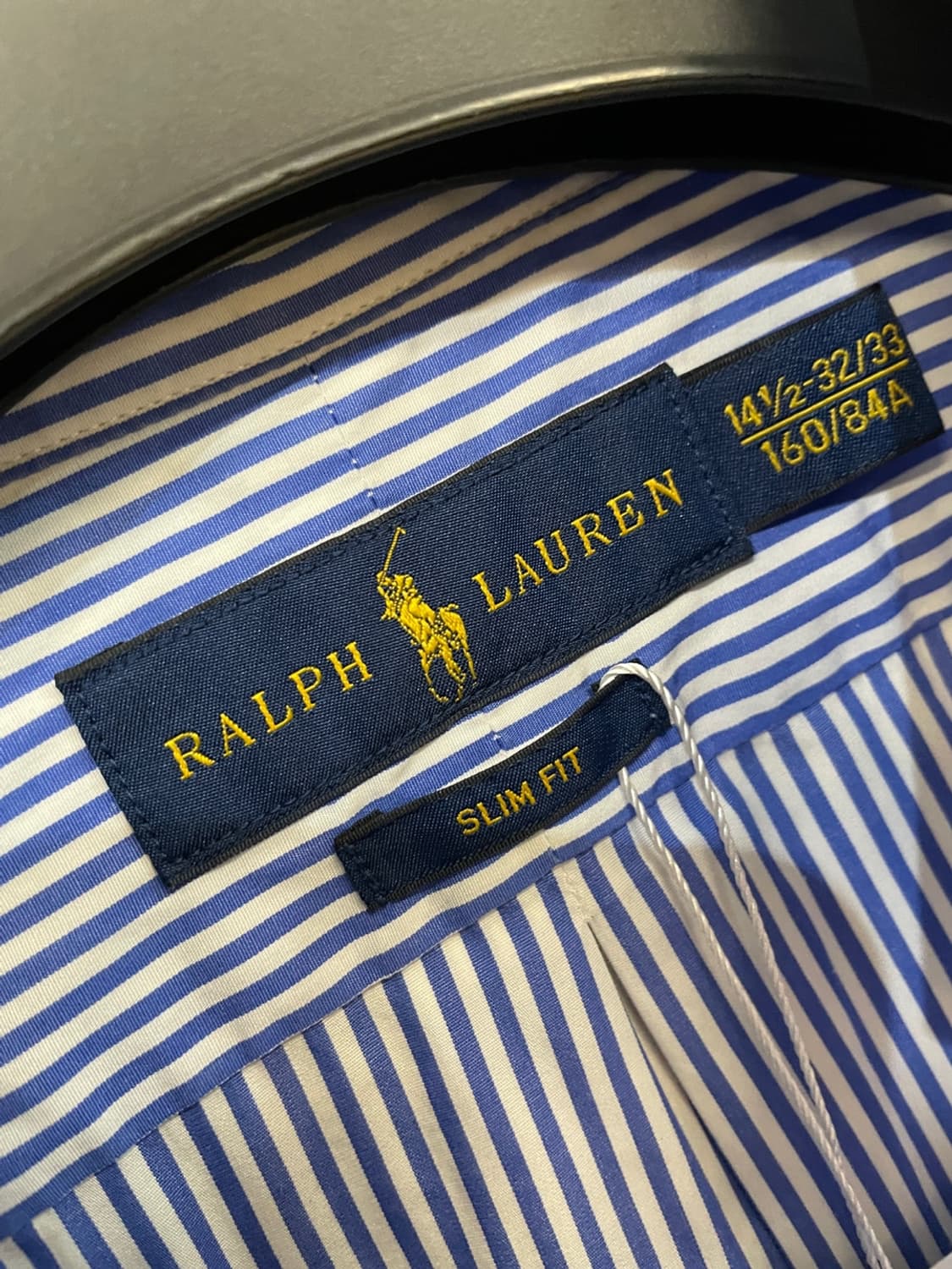 폴로 랄프로렌 슬림 핏 스트라이프 셔츠  상품이미지4