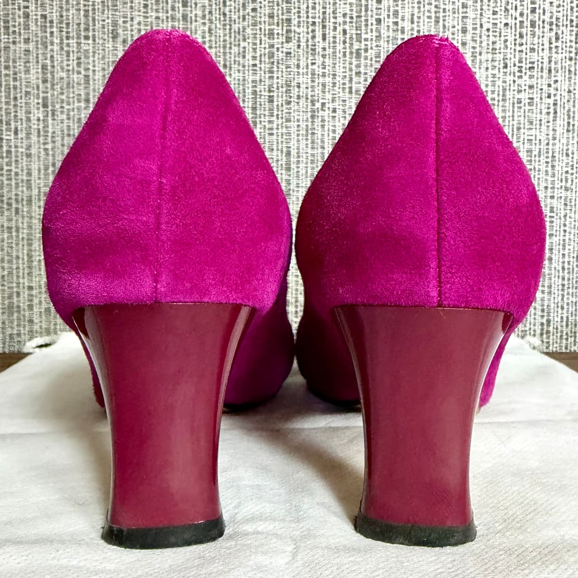 나인웨스트 NINE WEST 마젠타 푸시아 핑크 스웨이드 펌프스 구두 상품이미지6