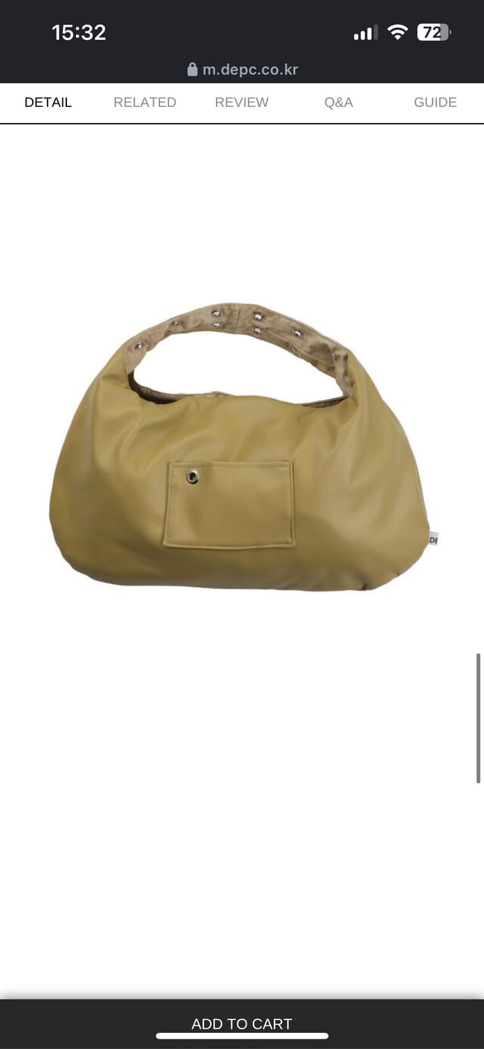 뎁크 depc 아일렛 레더 숄더백 상품이미지2