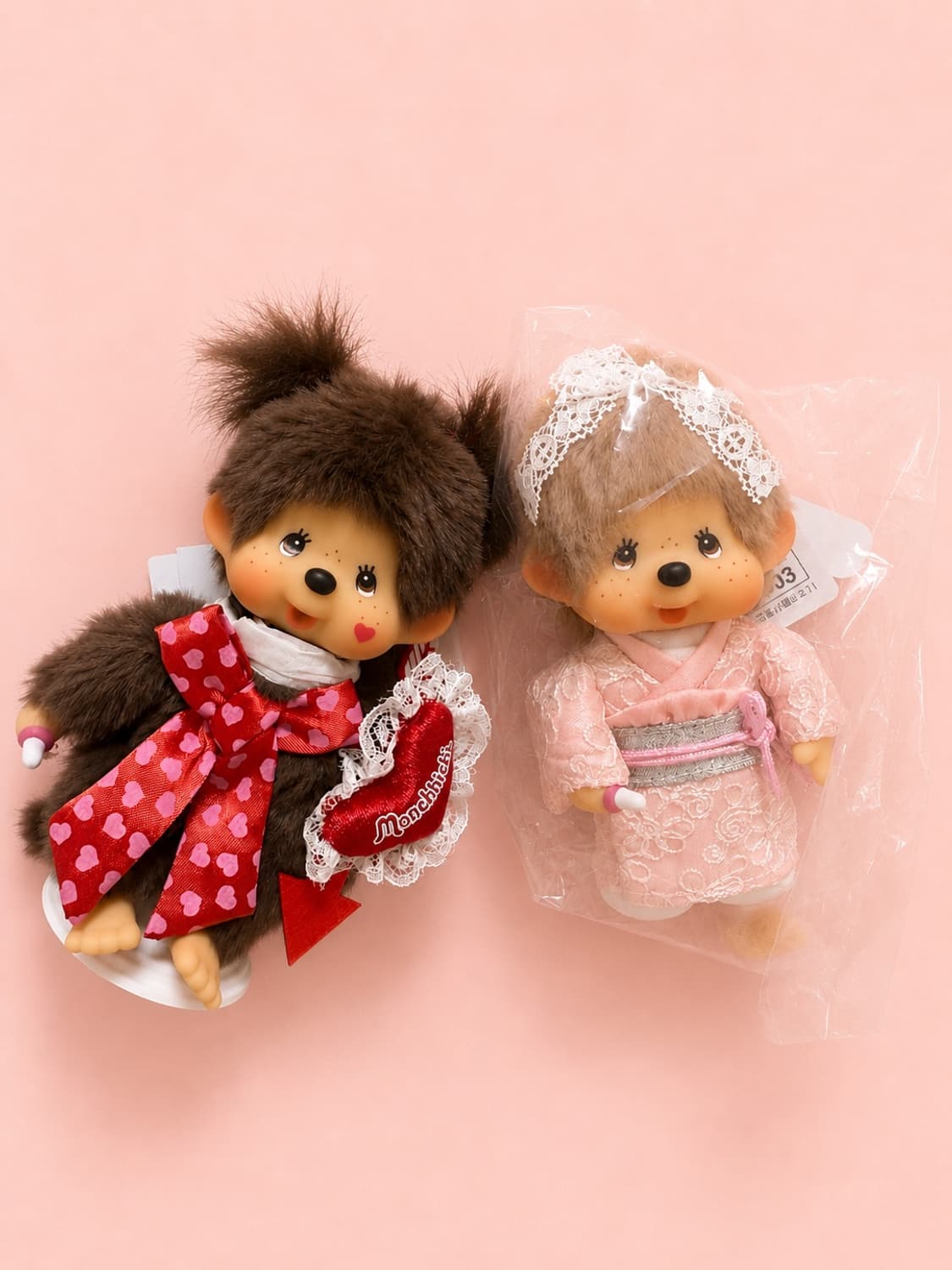 기모노 몬치치 인형 키링 상품이미지2