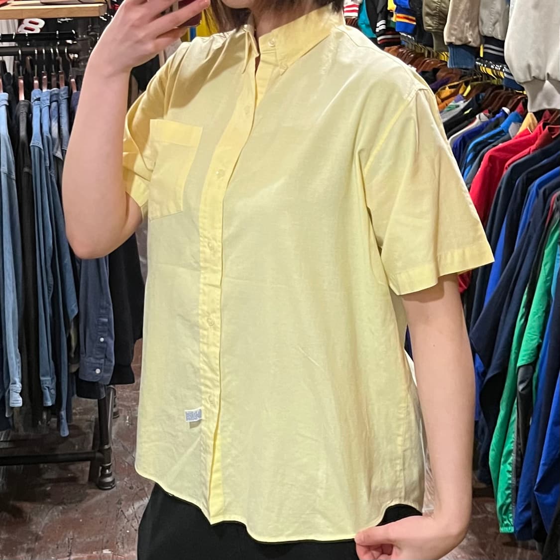 [HI] 폴로 반팔 셔츠 옐로우 상품이미지4