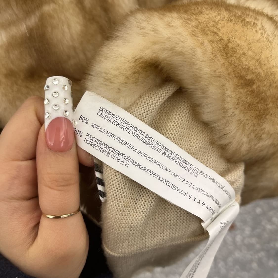 자라 빈티지 락시크 힙 핀터걸 퍼 자켓 M C10145 상품이미지6